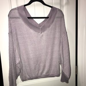 Free People South Side Thermal - Lilac